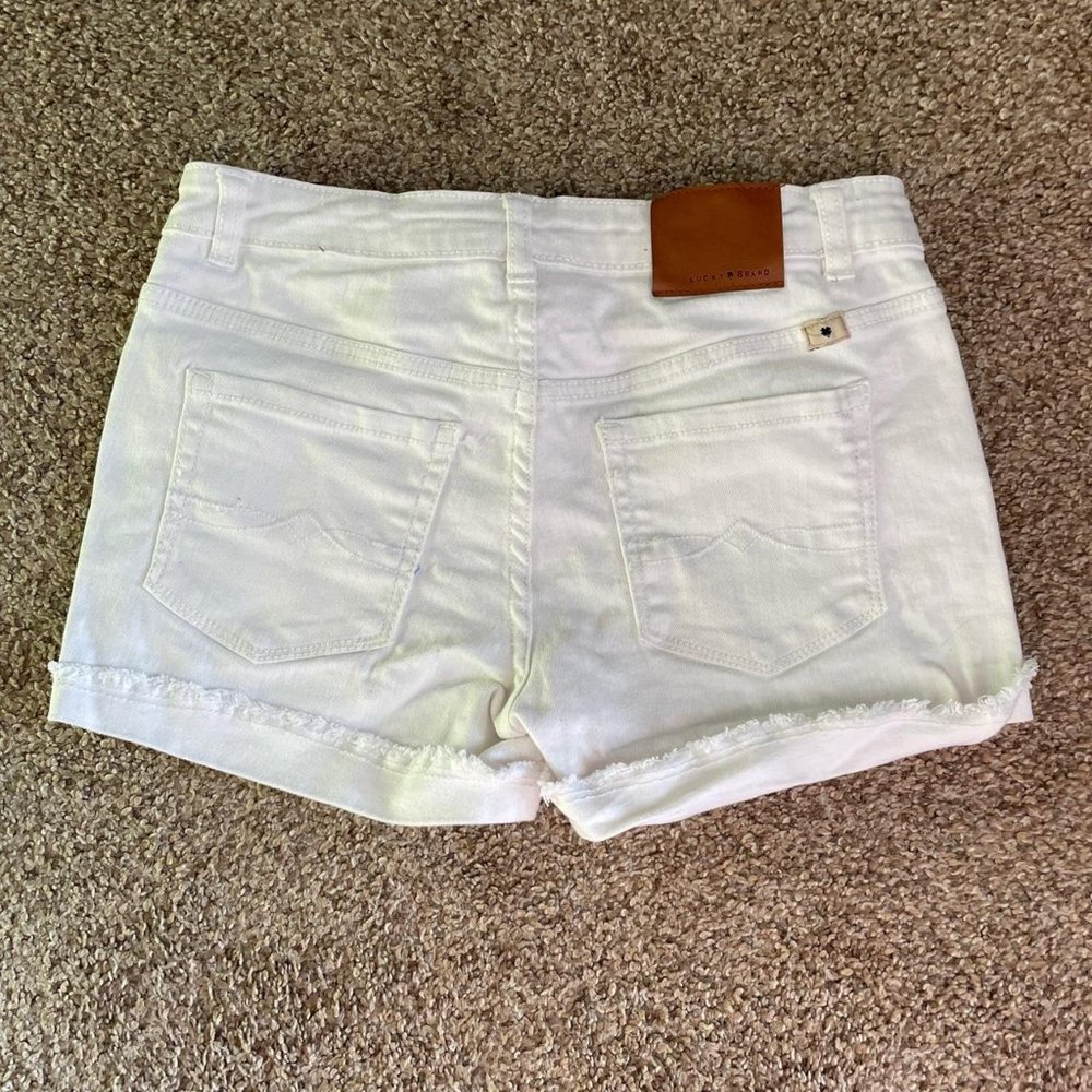 White Lucky Brand Riley Shorts